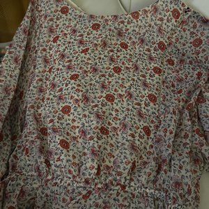 love shack fancy floral blouse